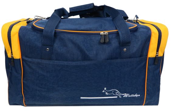 Сумка дорожня 62L Wallaby, Україна  синя з жовтим