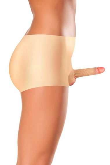 Силіконові трусики з фалоімітатором Real Body Real Manly, S/M, суцільна конструкція, для неї | Зображення 2