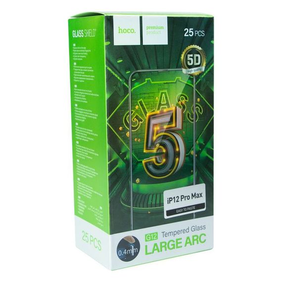 Захисне скло HOCO G12 5D для iPhone 12 Pro Max (39492-01_509) | Зображення 2