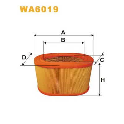 Воздушный фильтр для автомобиля Wixfiltron WA6019