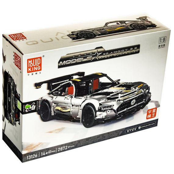 Конструктор Mould King 13126 Мерседес AMG GT 1:8 QuickSilver