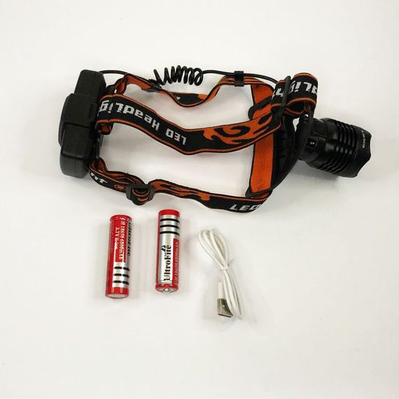 Ліхтар налобний Police BL-2189 T6 (MicroUSB), універсальний, з оптичним зумом, водонепроникний ліхтар | Зображення 6