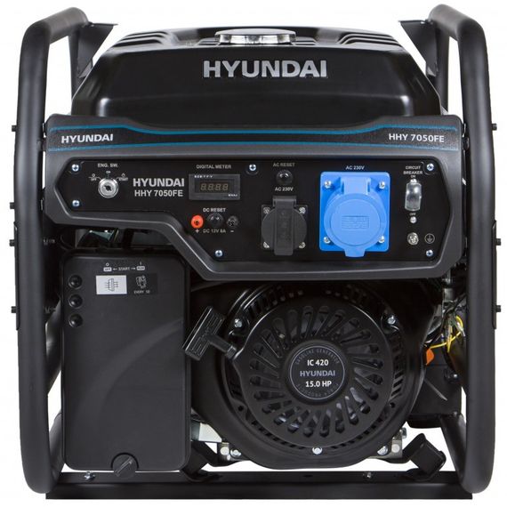 Бензиновий генератор Hyundai HHY 7050FЕ (5.5 кВт) | Зображення 1