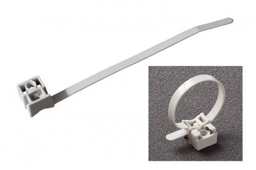 Стяжка кабельна з посиленим кріпленням 8х180 біла (100 шт.) UNIFIX CTEM-761801