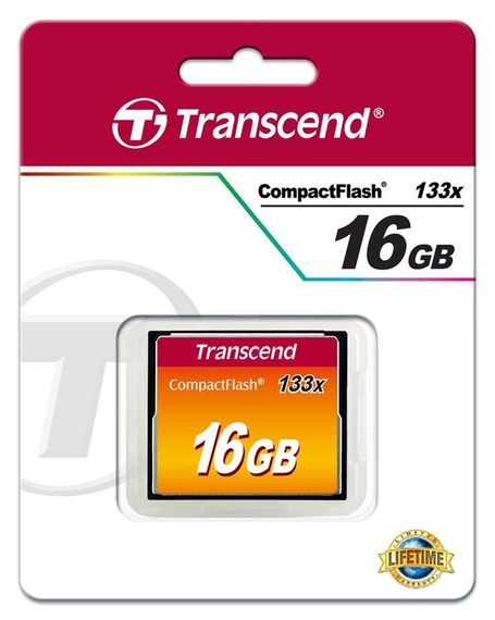 Карта памяти Transcend 16GB CF 133X (TS16GCF133) | Зображення 1