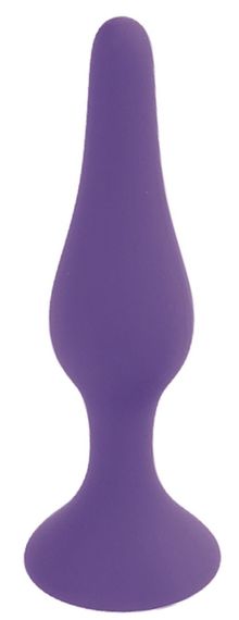 Анальний плаг Silicone Plug Purple - Large, BS6400090 Sex Aura | Зображення 1