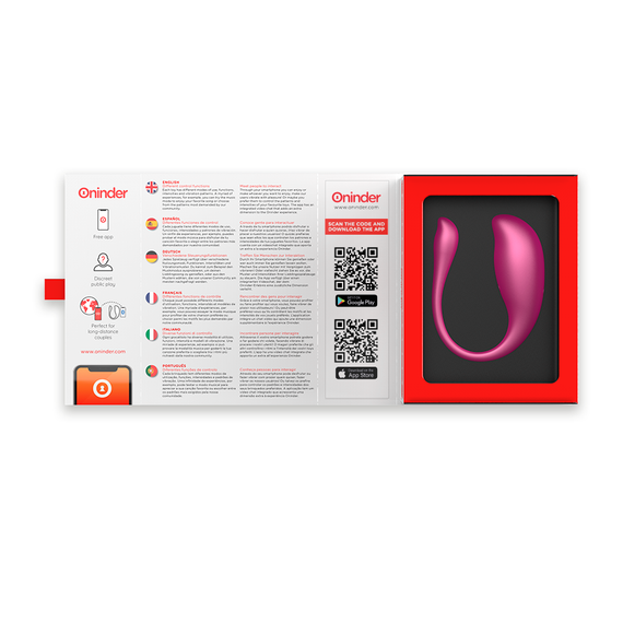 Смарт віброяйце, колір рожевий Oninder (Іспанія) Sex Aura | Зображення 6