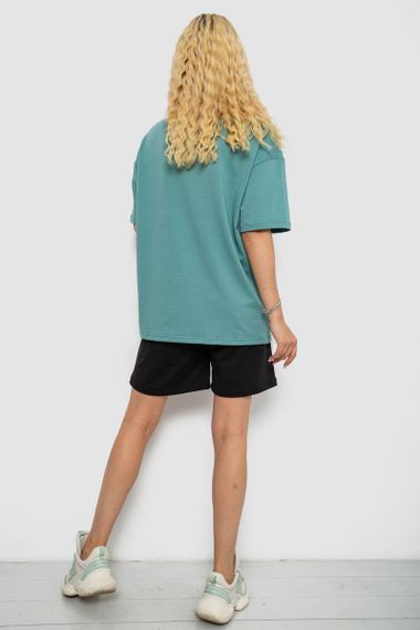Костюм женский повседневный, цвет оливковый, 241R5004-2 | Зображення 3