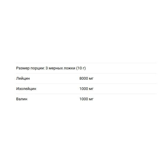 Амінокислота BCAA для спорту OstroVit Extra Pure BCAA 8:1:1 200 g /20 servings/ Lemon | Зображення 1