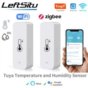 Датчик температури та вологості TH01 для Tuya, Smart Life, термометр гігрометр.