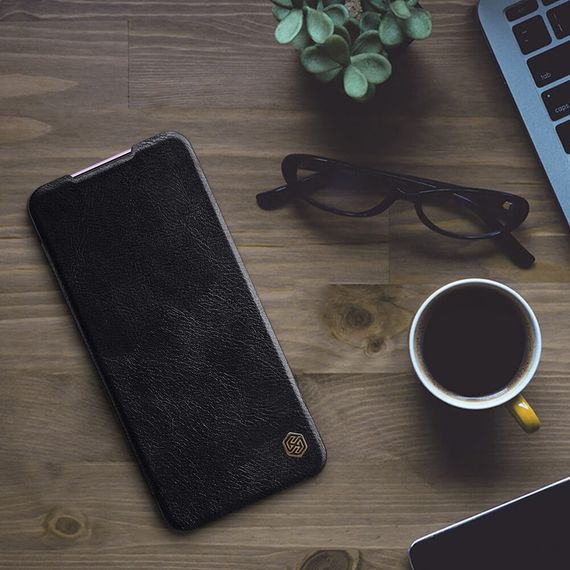 Шкіряний чохол (книжка) Nillkin Qin Series для Xiaomi Redmi K30 / Poco X2 | Зображення 5