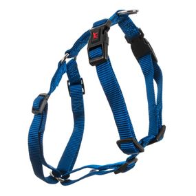 Шлея GimDog для собак Harlem H блакитна нейлон 40-55 см/15 мм