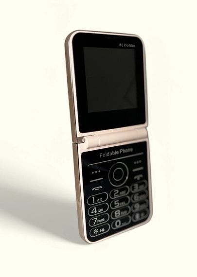 Кнопковий мобільний телефон розкладачка AIEK I16 Max на 4 сім карти Black | Зображення 6