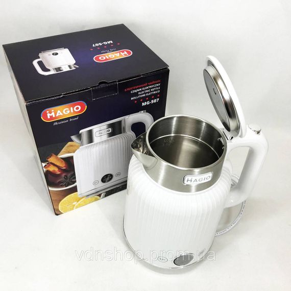 Чайники на підставці Magio, Електричний чайник з індикацією включення, Чайник красивий електричний XK-88 | Зображення 9