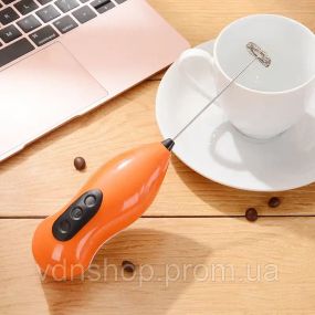 Ручной портативный мини-миксер вспениватель для сливок и молока капучинатор