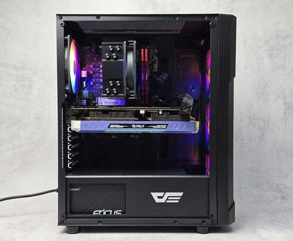 Ігровий ПК DarkFlash Pollux Tower / Intel Core i3-12100F (4 (8) ядра по 3.3 - 4.3 GHz) / 16 GB DDR4 / 512 GB SSD M.2 / nVidia GeForce GTX 1070, 8 GB GDDR5, 256-bit / 600W б/в | Зображення 5