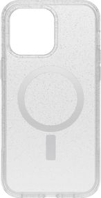 Чехол для iPhone 14 Pro с MagSafe прозрачный с блестками OtterBox Symmetry тонкий ударопрочный фирменный чехол