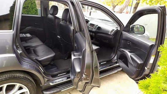 Боковые пороги Bosphorus Grey (2 шт., алюминий) для Peugeot 4007 | Зображення 2