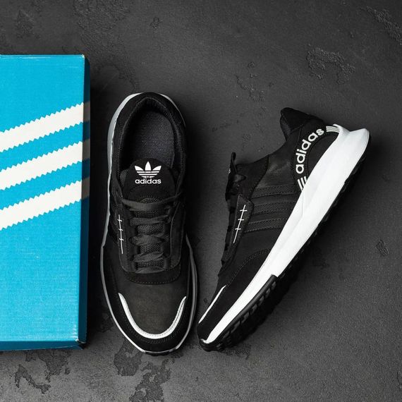Кросівки шкіряні  Adidas колір чорний, білий | Зображення 6
