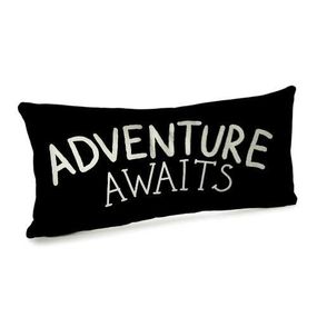 Подушка для дивану оксамитова Adventure awaits 50x24 см (52BP_AW001)