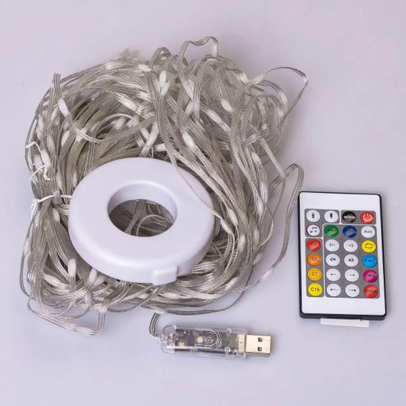 Розумна гірлянда Smart 200 LED довжина 2 м з керуванням зі смартфона прозора, мультиколор 1733042W | Зображення 7