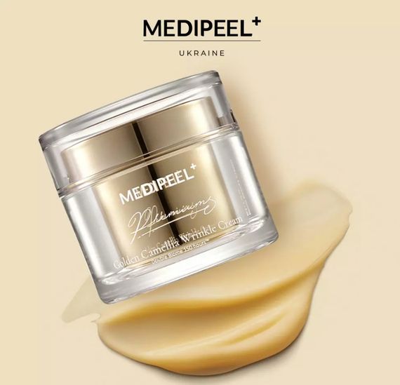 Крем для лица от морщин Medi-Peel Premium Golden Camellia Wrinkle Cream (50 g) | Зображення 1