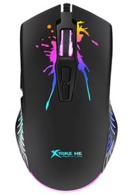 Игровая мышь компьютерная XTRIKE ME GM-215 для геймеров с RGB подсветкой