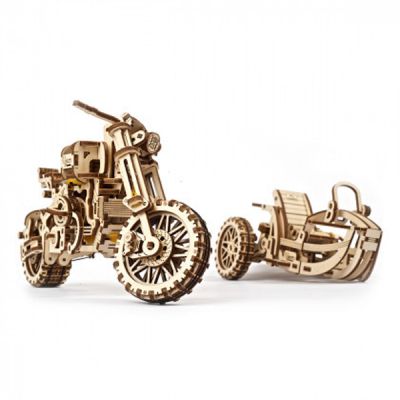 Конструктор Ugears Мотоцикл Scramber с коляской (6336921) | Зображення 3