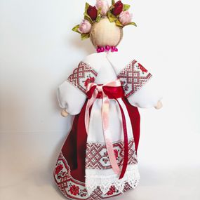 Украинка декоративная кукла в стиле мотанка