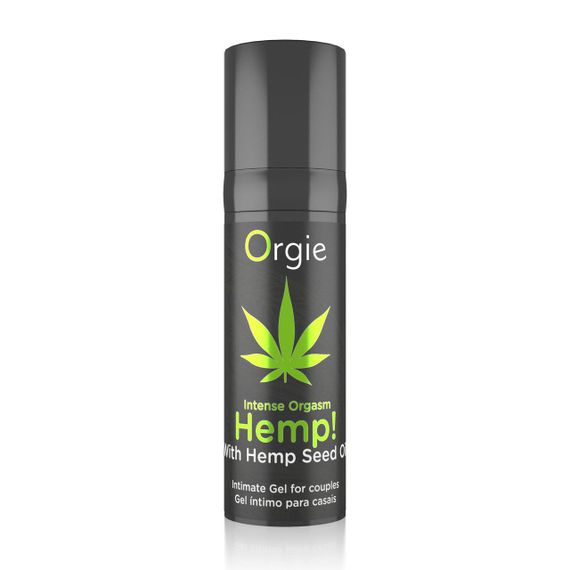 Посилювач оргазму Intense Orgasm Hemp!, 15 мл. з олією канабісу ORGIE (Бразилія-Португалія) | Зображення 1