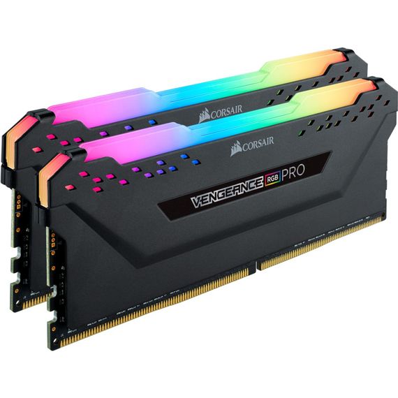 Модуль пам'яті для комп'ютера DDR4 16GB (2x8GB) 3200 MHz Vengeance PRO SL Corsair (CMH16GX4M2Z3200C16) | Зображення 1