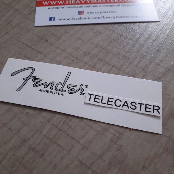 Деколь-наклейка для електрогітари Fender Telecaster ВІНТАЖ гітари | Зображення 1