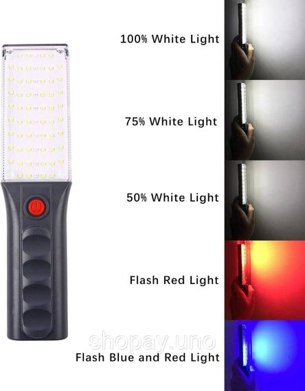 Портативный светодиодный фонарик TORCH ZJ-1258 с крюком для подвешивания ∙ Светодиодный фонарик ZJ-1258 | Зображення 5