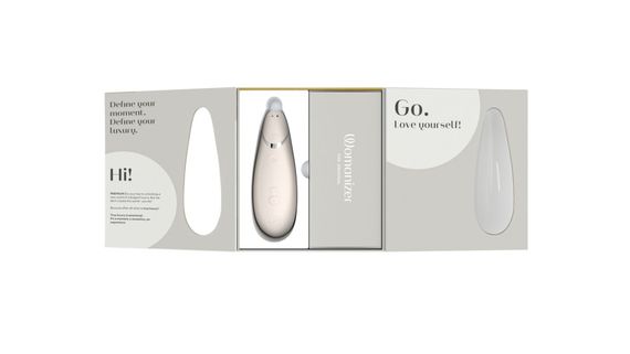 Вакуумний кліторальний стимулятор Womanizer Premium 2 - Grey, функції Autopilot та Smart Silence | Зображення 6