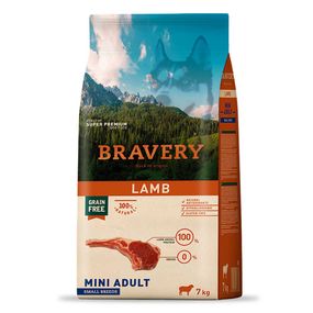 Корм Bravery Mini Adult Lamb сухий з ягнятком для дорослих собак малих порід 7 кг