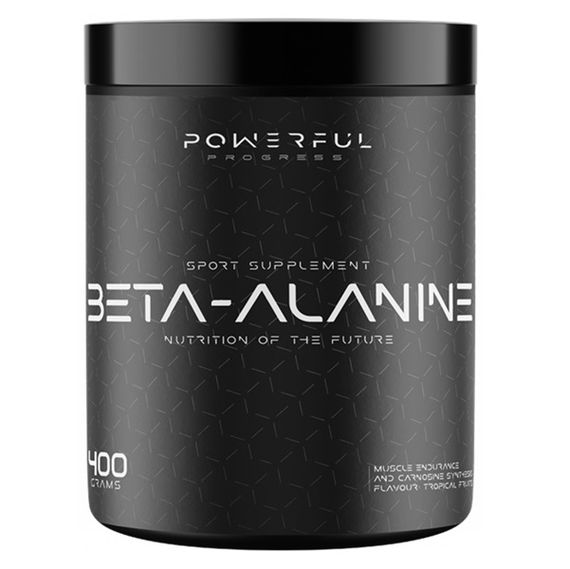 Бета-аланін для спорту Powerful Progress Beta-Alanine 400 g /160 servings/ Tropical mix