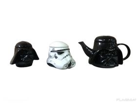 Подарочный Набор Кружка Чашка Бокал 3D Крышкой Star Wars Дарт Вейдер и Штурмовик 3D и...