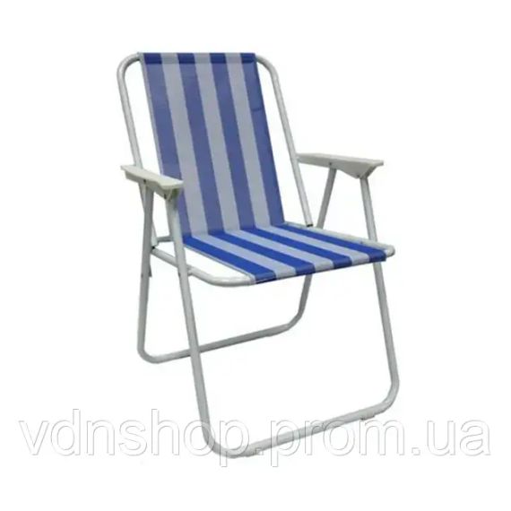 Стул STD-03 полосатый, складной, металл+ткань  В760*Ш500*Д510мм | Зображення 3