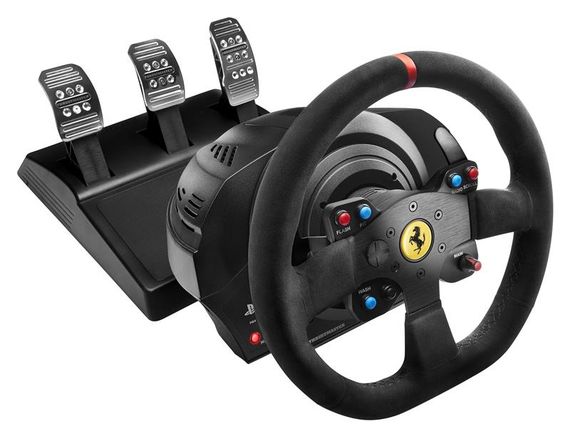 Руль  и  педали для  PC/PS4/PS3® Thrustmaster T300 Ferrari Integral RW Alcantara edition (4160652)
