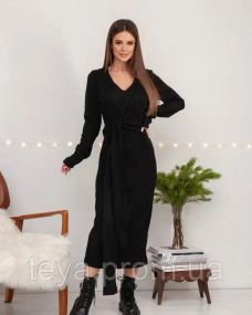 Плаття для жінок колір чорний розміри S, M, L, XL, XXL, 3XL FI_009679