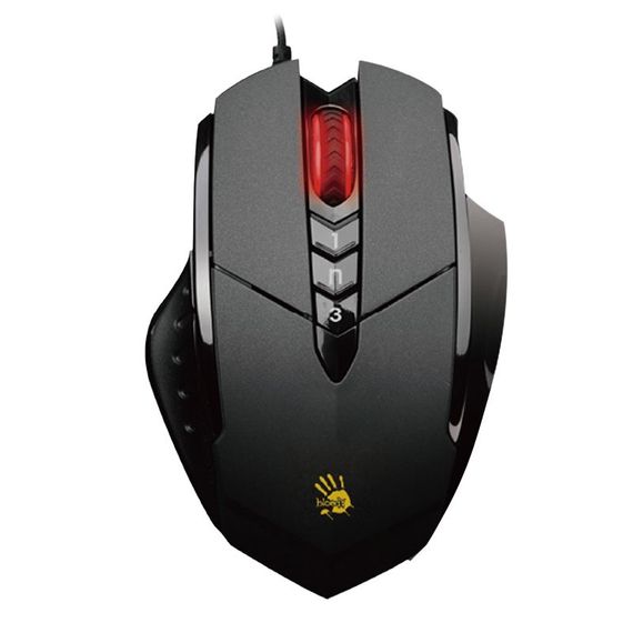 Миша ігрова A4-Tech Bloody V7M, чорна, з підсвічуванням, USB | Зображення 3