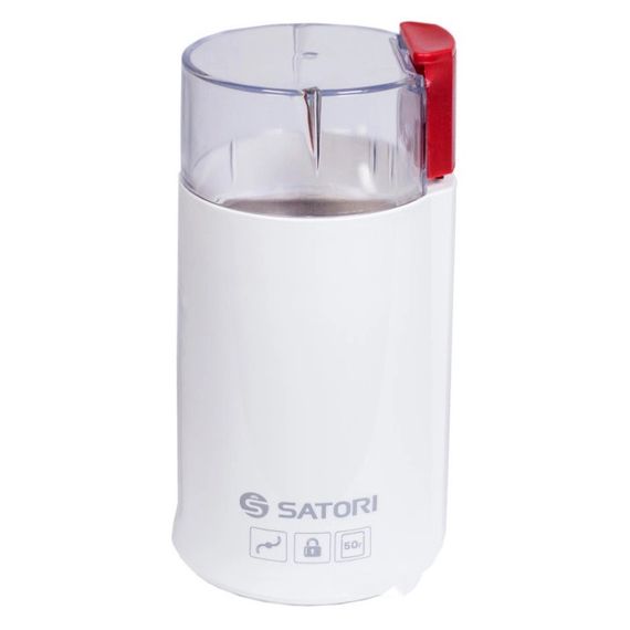 Електрична кавомолка SATORI SG-1802-RD, електрична кавомолка для роторної турки. Колір: білий | Зображення 9