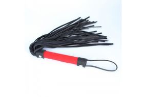 Флоггер DS Fetish Flogger black/red suave Sex Aura