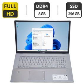 Ультрабук Asus Vivobook S712JA6 / 17.3" (1920x1080) IPS / Intel Core i5-1035G1 (4 (8) ядра по 1.0 - 3.6 GHz) / 8 GB DDR4 / 256 GB SSD / Intel UHD Graphics / WebCam б/у
