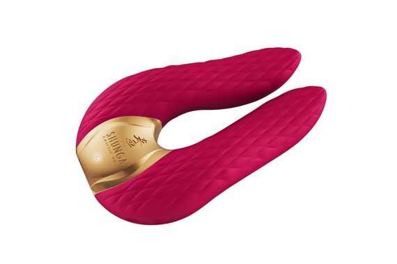 Вібратор для клітора Shunga Aiko Raspberry, гнучкі кінчики | Зображення 1
