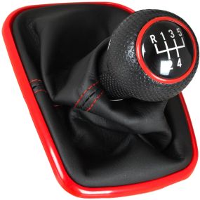 VW Golf IV 1.4; 1.6; 1.8 бензин 22 мм (98-05) ручка переключения передач КПП 5 ступка + чехол+ рамка, Гольф 4