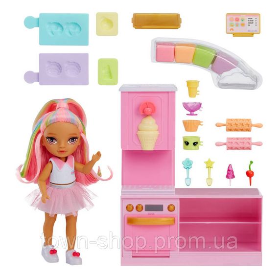 Игровой набор с куклой серии "Littles" Кондитерская Кэнди Rainbow High 522058 | Зображення 1