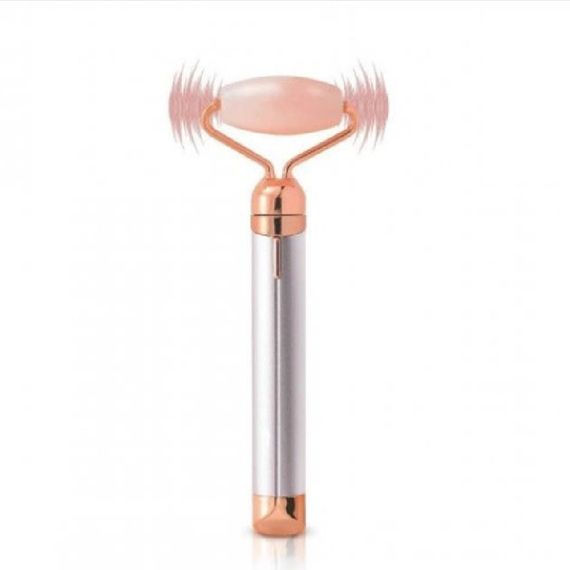 Масажер ролик електричний для особи Facial Roller Massager. Колір бежевий WJ-15 | Зображення 3