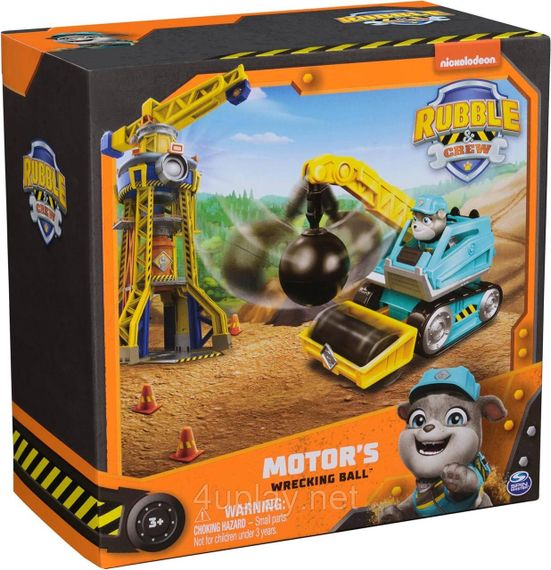 Щенячий патруль Крепыш и команда Шаровой таран Мотор Paw Patrol Rubble & Crew Motor’s Wrecking Ball | Зображення 1