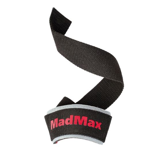 Лямки для тяги MadMax MFA-267 PWR Straps Black/Grey/Red | Зображення 1